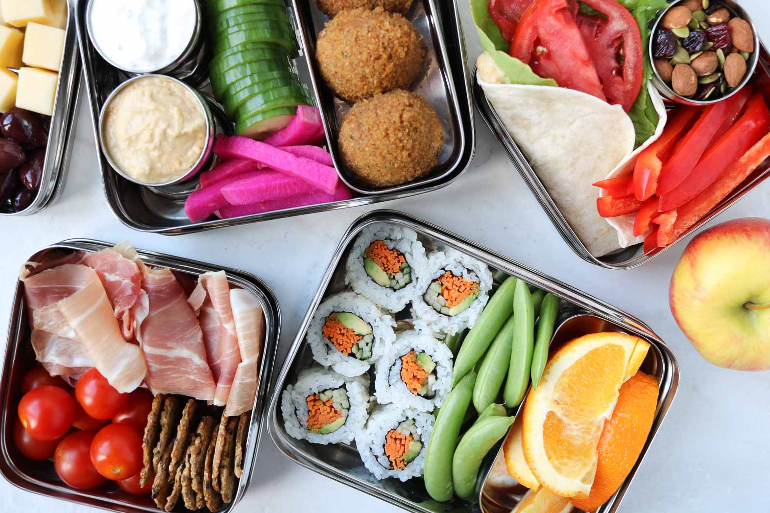 4 No Cook Lunches  Easy Snack Box Lunch Ideas 