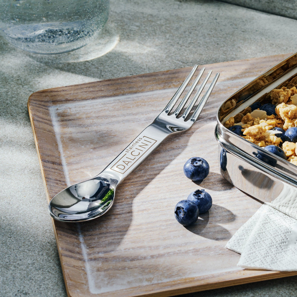 Spork Splade Stainless Steel Spork | Combined Spoon + Fork Utensil – Dalcini Stainless