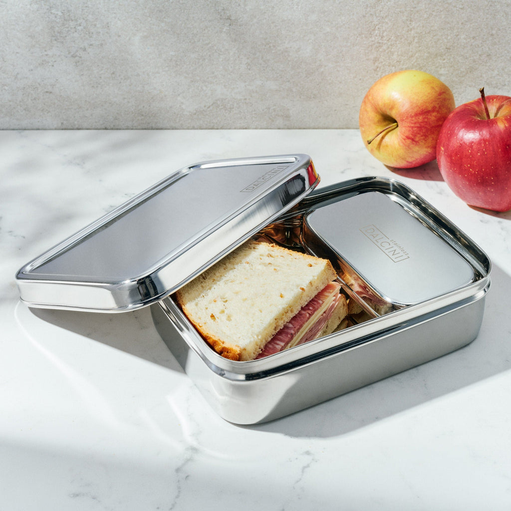 Bistro + Little Snacker | 2-Piece Lunch Set | Top Stainless Steel Food Storage Set