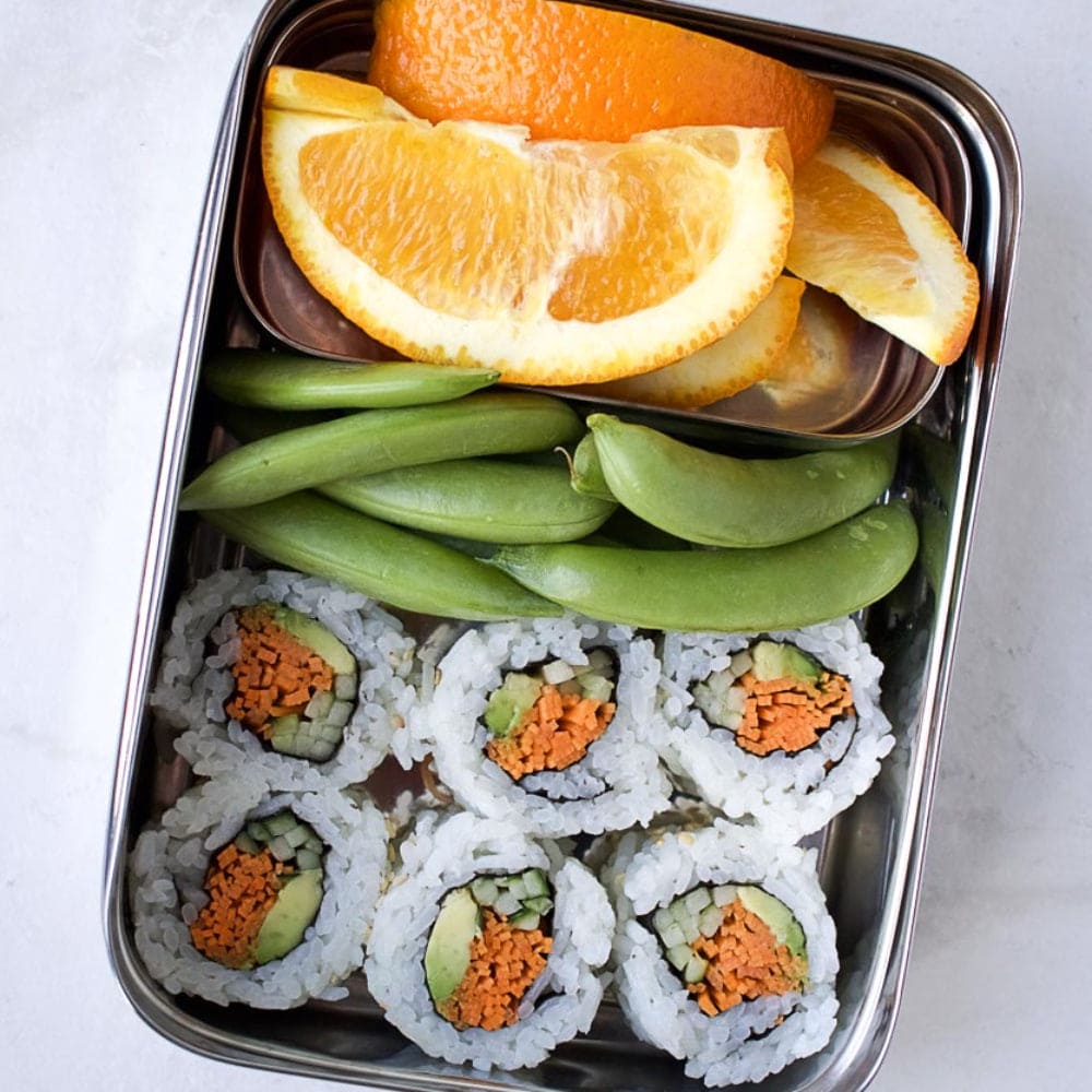 Bistro + Little Snacker | 2-Piece Lunch Set | Top Stainless Steel Food Storage Set