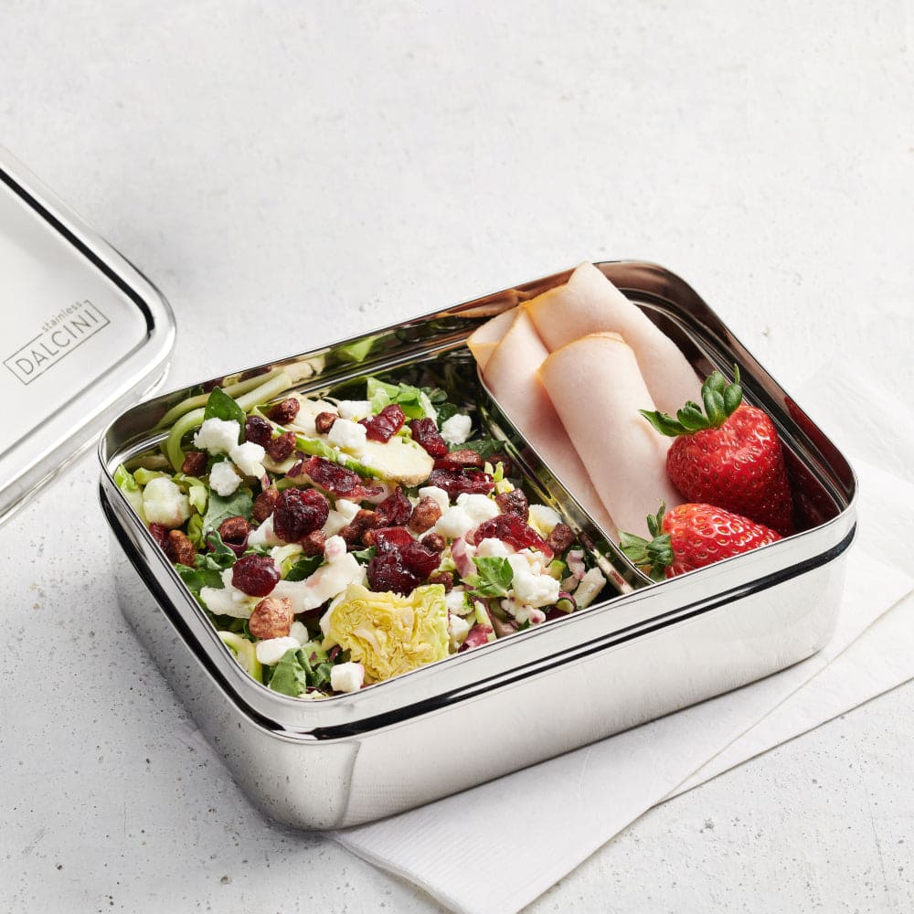 Bistro + Little Snacker | 2-Piece Lunch Set | Top Stainless Steel Food Storage Set