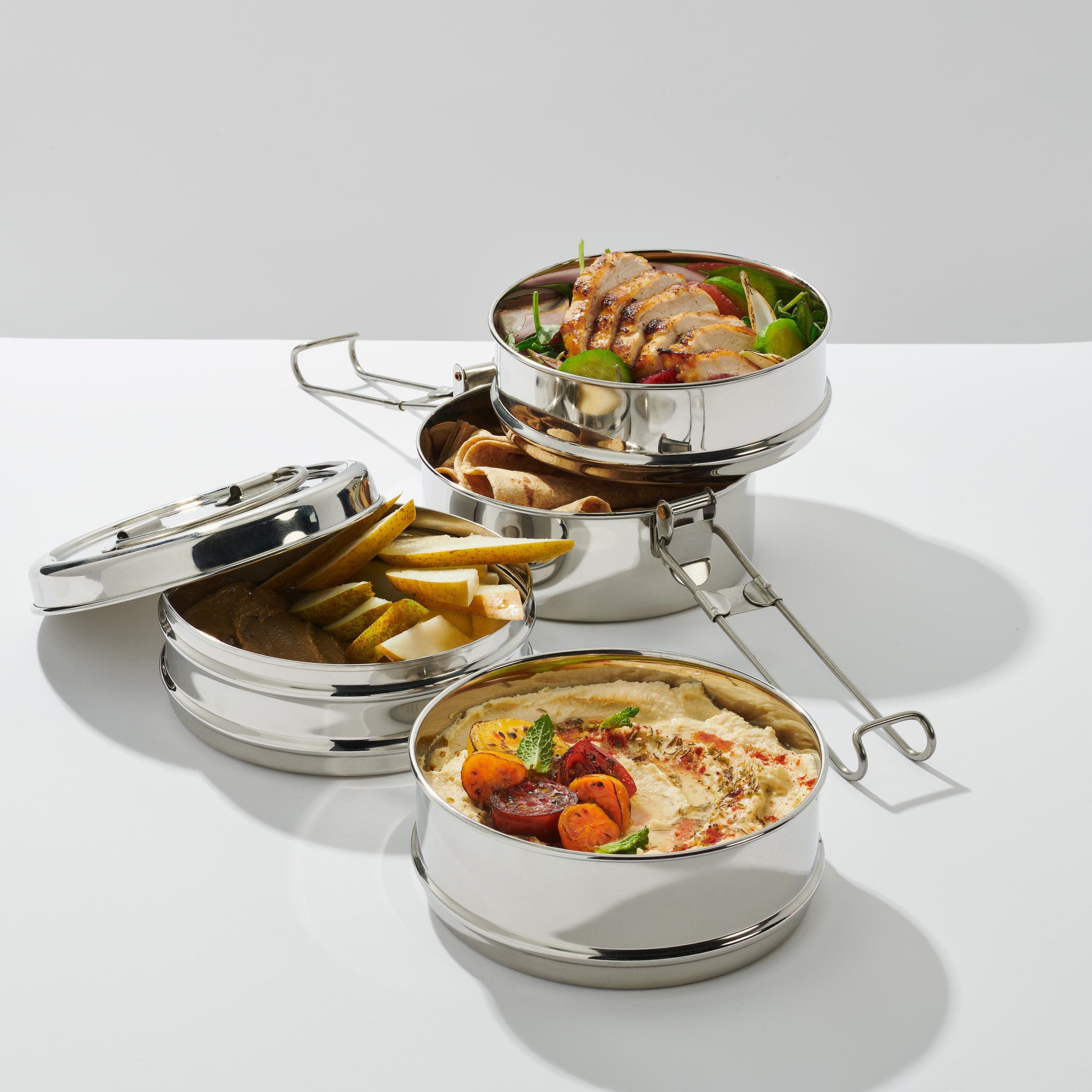 4 Layer Tiffin Carrier - DALCINI Stainless